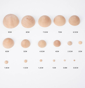 YC OEM unvollendete Holz Halbkreis für DIY Art Castle Block pädagogische Holz Harf Ball Handwerk für Kinder - Product Image 2