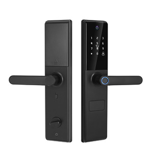 QLEUNG S829max สมาร์ทล็อคประตู รหัสผ่านลายนิ้วมือ สีดำ โฮมออฟฟิศ อพาร์ทเมนท์ วิลล่า ล็อคเพื่อความปลอดภัย - Product Image 4