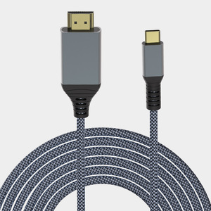 Câble adaptateur Type-C vers <span class=keywords><strong>HDMI</strong></span> 4K haute définition pour téléphones mobiles, ordinateurs, projecteurs et projection d'écran, plaqué or - Product Image 4
