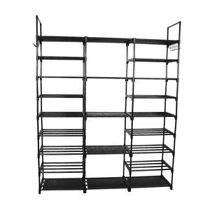 Scarpiera di ferro alta facile da montare convertibile durevole organizzatore di stoccaggio per mobili per la casa per il corridoio appartamento Garage - Product Image 4