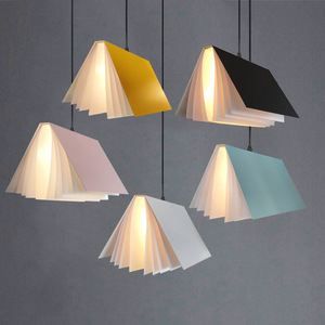 Modern Pendant Light Book Style Multi Color Led Living Room Bedroom <b>Kitchen</b> Dining Room Home Decor Lighting Fixture - Product Image 4