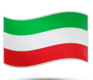 Bandera de Italia bandera del coche signo flotante cuerpo de aleación de aluminio pegatina