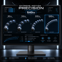 Monitor Gaming 27 Inci 540Hz Panel IPS FHD 1920x1080 Refresh Rate Ultra Tinggi Layar Esports Pabrik OEM ODM