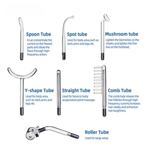 เครื่องมือความงามแบบมือถือระดับมืออาชีพ 7-in-1 ความถี่สูง พร้อมหัวนีออนอาร์กอนผสม สำหรับการบำบัดผิวหน้า - Product Image 5