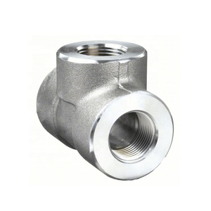 3000 # ống nước phụ kiện <span class=keywords><strong>3</strong></span> cách <span class=keywords><strong>TEE</strong></span> giả mạo chủ đề ổ cắm Hàn <span class=keywords><strong>TEE</strong></span> thép không gỉ phụ kiện đường ống - Product Image 3