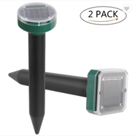 Répulsif solaire pour animaux, répulsif ultrasonique, dissuasif pour chiens, chats, oiseaux, souris, taupes