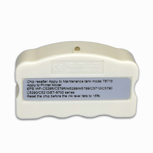 Réinitialisateur de puce BOMA.LTD T6716 pour imprimantes Epson WF-C529R C579R <span class=keywords><strong>M5299</strong></span> M5799 C5710 C5790 C5290 C5210 Cartouche de maintenance des déchets - Product Image 1