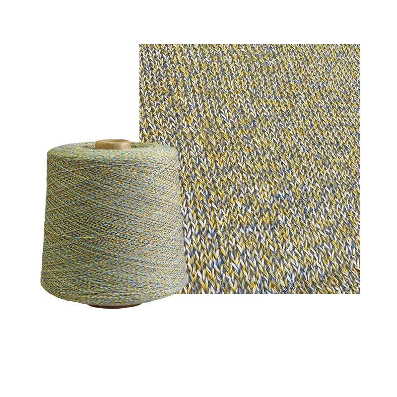 뜨개질 원사 판매를위한 인기 재활용 에코 종이 면사 블렌드