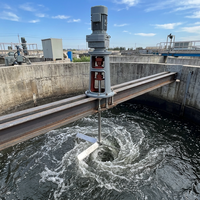 Agitateur mélangeur vertical automatique en acier inoxydable pour réservoir de dosage, pour la purification de l'eau, le mélange de coagulant, économie d'énergie
