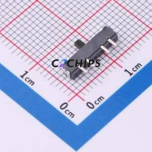 HX MSK ZYFW Slide Switch Through hole Component THT,12.7x2mm Switch Single Pole Three Throw Rectangle Pin Header SMD Tab 12.7mm - Product Image 2
