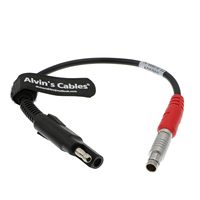 Câbles Alvin's : Câble d'alimentation Topcon pour les séries Hiper/Legacy |   GB |   GR-3 5 broches vers SAE2 Isolation PVC 12V 30cm