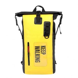 Sac à dos multifonctionnel étanche en PVC 30L avec poche à eau, approuvé par les compagnies aériennes, idéal pour la survie, les week-ends et les voyages, avec bandoulière - Product Image 1