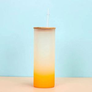 Narrow Glass Cup 20oz with Fruit Infuser Basket for Flavorful Infused Water - Product Image 1