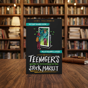 Guía para adolescentes sobre cómo invertir en el mercado de valores de Luke Villermin, libro en inglés con tapa blanda, conceptos básicos de riqueza y finanzas - Product Image 1