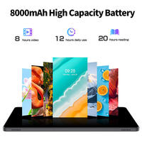 Nouvelle tablette PC Android 14 M60S 11 pouces, Octa Core, 8 Go RAM, 128 Go ROM, écran capacitif 1280x800, double caméra, Wi-Fi 5G, USB Type-C, pour usage professionnel