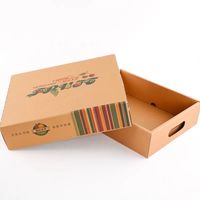 Geprefeld kraftpapier golfkartonnen doos voor sinaasappel appel mango banaan fruit groente groothandel verpakkingsdozen