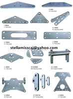 Support triangulaire réglable en acier galvanisé à chaud pour montage en ligne aérienne, accessoire de suspension pour usage électrique