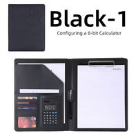 Portafolio de Cuero Personalizado para Teléfonos, Oficina, Conferencias, A4, Multifuncional, Carpeta de Cuero para Archivos