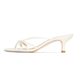 Tacchi a spillo estivi da <span class=keywords><strong>donna</strong></span> sandali con punta aperta annodati per <span class=keywords><strong>scarpe</strong></span> da <span class=keywords><strong>sposa</strong></span> e da festa - Product Image 1