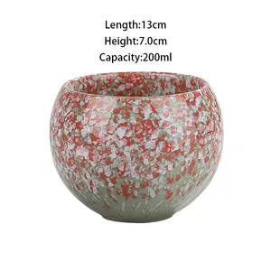 Bộ tách trà sứ kiểu trứng, gốm sứ Trung Quốc, phong cách Kung Fu, dùng làm cốc cà phê, đồ uống, đồ dùng bàn ăn - Product Image 6