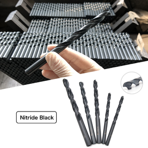 <span class=keywords><strong>Foret</strong></span> KIDEA entièrement affûté en nitride de cobalt M35 noir pour le perçage de l'acier trempé - Product Image 1