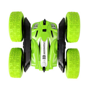 Auto de Acrobacias <span class=keywords><strong>RC</strong></span> de 2.4GHz con Doble Cara y Giro de 360° °   Coche de Control Remoto Giratorio con Luces LED, Juguete Todoterreno para Niños - Product Image 2