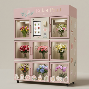 JFP OEM Factory Smart Preserved Flower Specialty Vending Machine Small Business Ideas Custom Design 24H Cold Storage Solution Fa - Product Image 1