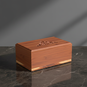 Modern Square Eco-friendly Aromatic Cedar Wood Pet Urn <strong>for</strong> Dogs Funeral Animal Cremation <strong>Box</strong> <strong>Ashes</strong> - Product Image 3