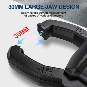 6000 Counts TRUE-RMS <strong>Digital</strong> Clamp <strong>Meter</strong> AC Ammeter <strong>Multimeter</strong> Car Repair Current Volt Capacitor Ohm Hz Tester AC Clamp <strong>Meter</strong> - Product Image 3