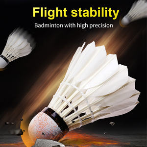 Volant de badminton Whizz, nouvelle arrivée, volant de badminton en <span class=keywords><strong>plumes</strong></span> de canard épaisses - Product Image 2