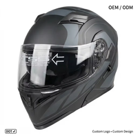 Casque de moto en fibre de carbone de haute qualité, élégant, modulaire, avec fonction Bluetooth, pour la conduite en extérieur