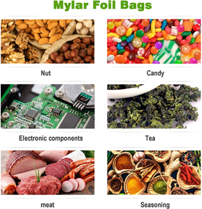 Silver <strong>Aluminium</strong> Foil Ziplock <strong>Pouch</strong> Bags Plastic Packaging Flat Bottom Sealing Zipper 7 Mil 8 Mil Aluminum Foil Bag for Food - Product Image 5