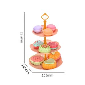 Vente chaude fer blanc métal thé ensemble Roleplay jeu de cuisine avec théière pour les filles fête après-midi thé et jouets éducatifs pour les enfants - Product Image 5