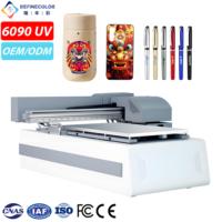Imprimante UV à plat A1 Refinecolor, nouvelle arrivée, 6090, machine d'impression UV DTF pour coques de téléphone, stylos, gobelets, balles de golf, bois