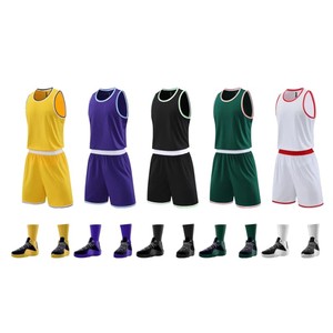 Vente en gros de vêtements de <span class=keywords><strong>basket</strong></span>-ball en maille respirante de haute qualité pour hommes - Product Image 1
