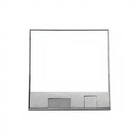 Prise de sol encastrée FGGP de haute qualité en acier inoxydable avec tapis en marbre, prise Schuko britannique, 2 prises, 2 ports USB, RJ45