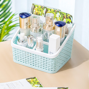 Citylife Home Office School Multi-compartments Stacking Desk Organiser Tray Handy Desktop Shelf Plastic Storage Caddy Basket