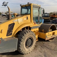Compacteur vibrant à tambour unique SHANTUI 22MP d'occasion, 22 tonnes, marque chinoise, compacteur moyen, bien entretenu, livraison rapide