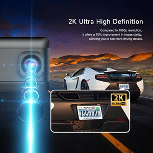 Nueva Cámara para Auto DVR de 10.88 Pulgadas con Tres Lentes 2K, Pantalla Táctil OLED, Espejo Retrovisor, Cámara para Tablero de Auto, Carplay - Product Image 5