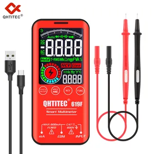 Jcd 3.5Inch Lcd-Scherm Oplaadbare 619 Multifunctionele Slimme Multimeter