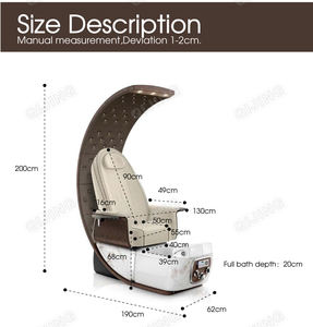 Kursi pedikur pijat Spa kaki multifungsi, furnitur Salon kuku kecantikan baru 2025 - Product Image 6