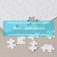 Vente en gros en usine Nouveau design Impression Sublimation en bois 1000 pièces Puzzle vierge