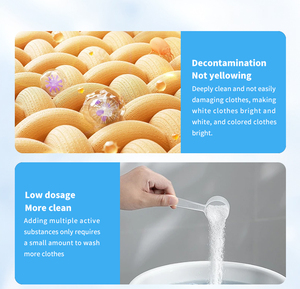 <span class=keywords><strong>Lessive</strong></span> en poudre 500g Détachant Parfumé Écologique Portable Vente en Gros Usine OEM Marque Personnalisée - Product Image 3