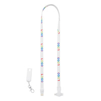 Kabel Data USB Multifungsi 3 in 1 Portabel Promosi Kustom Grosir dengan Tali Leher ID