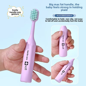 Brosse à dents à grande tête, brosse à dents à poils souples jumbo pour enfants, maison et voyage, brosse à dents pour enfants étudiants, brosse pour bébé - Product Image 2