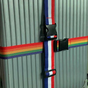 Vente chaude meilleure qualité Nylon <span class=keywords><strong>sangle</strong></span> réglable ceinture à bagages <span class=keywords><strong>valise</strong></span> de voyage <span class=keywords><strong>sangle</strong></span> croisée <span class=keywords><strong>Tsa</strong></span> serrure sac spécial pièces accessoires - Product Image 2
