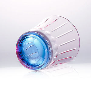 Vaso Acrílico para Bebidas de 280 ml, Color Azul Rosado, Estilo Simple, Jarra para Cerveza - Product Image 1