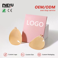 Almohadillas Adhesivas de Silicona Invisibles OEM ODM Personalizadas para Sujetador, Impermeables, con Efecto Push-Up para Vestidos sin Espalda y Bodas