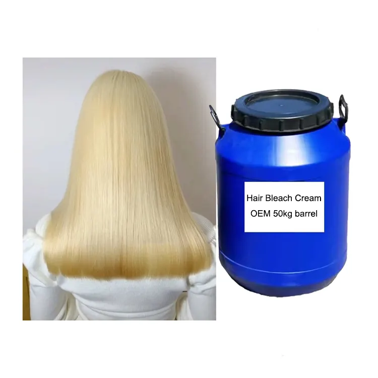 Özel etiket profesyonel saç rengi boya krem toplu saç beyazlatıcı krem davul/varil/kova salon için