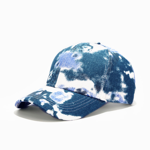 Cappello XUXING cappello personalizzato a tesa curva Tie tye cappello da Baseball con stampa Vintage - Product Image 1